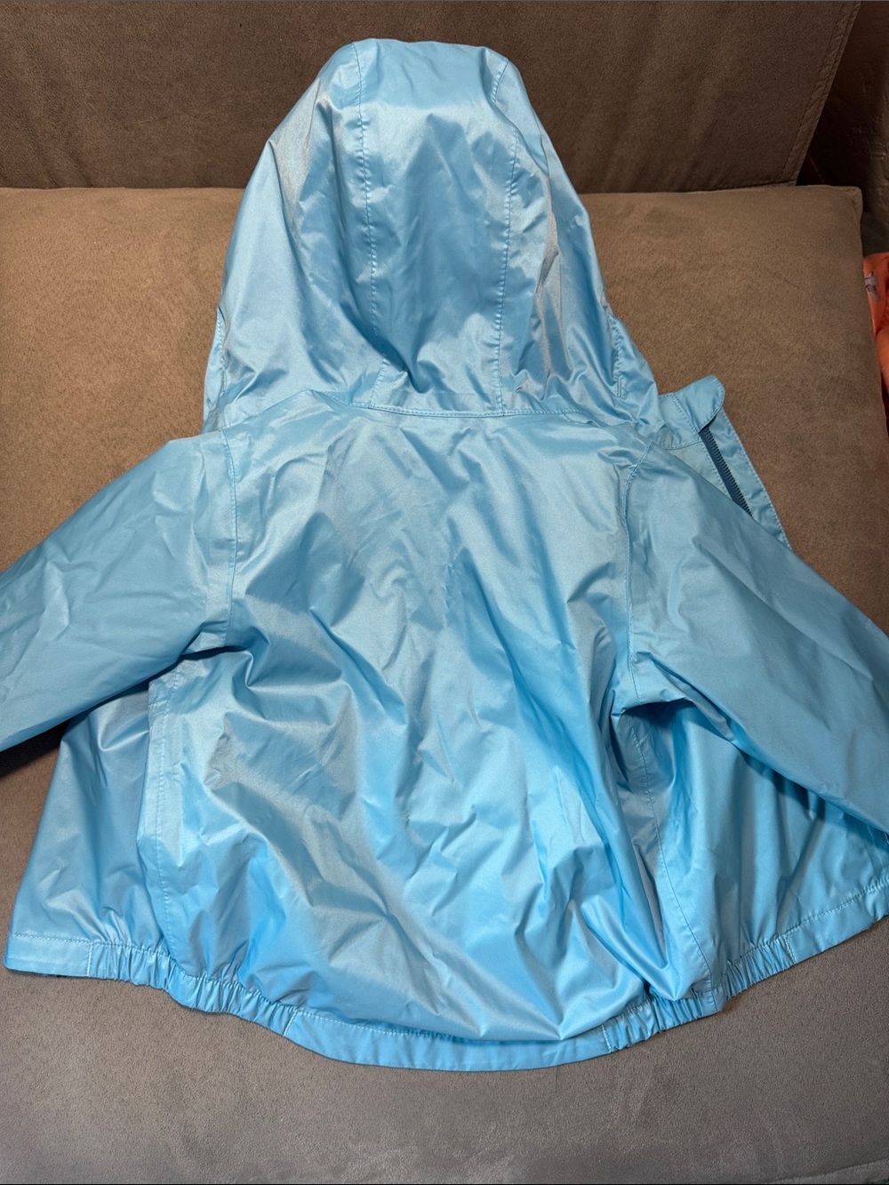 The North Face Sky Blue Hooded Shell Jacket - Picture 4 of 4